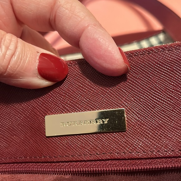 BURBERRY Logo Nova Check Tote Shoulder Bag - Picture 14 of 16